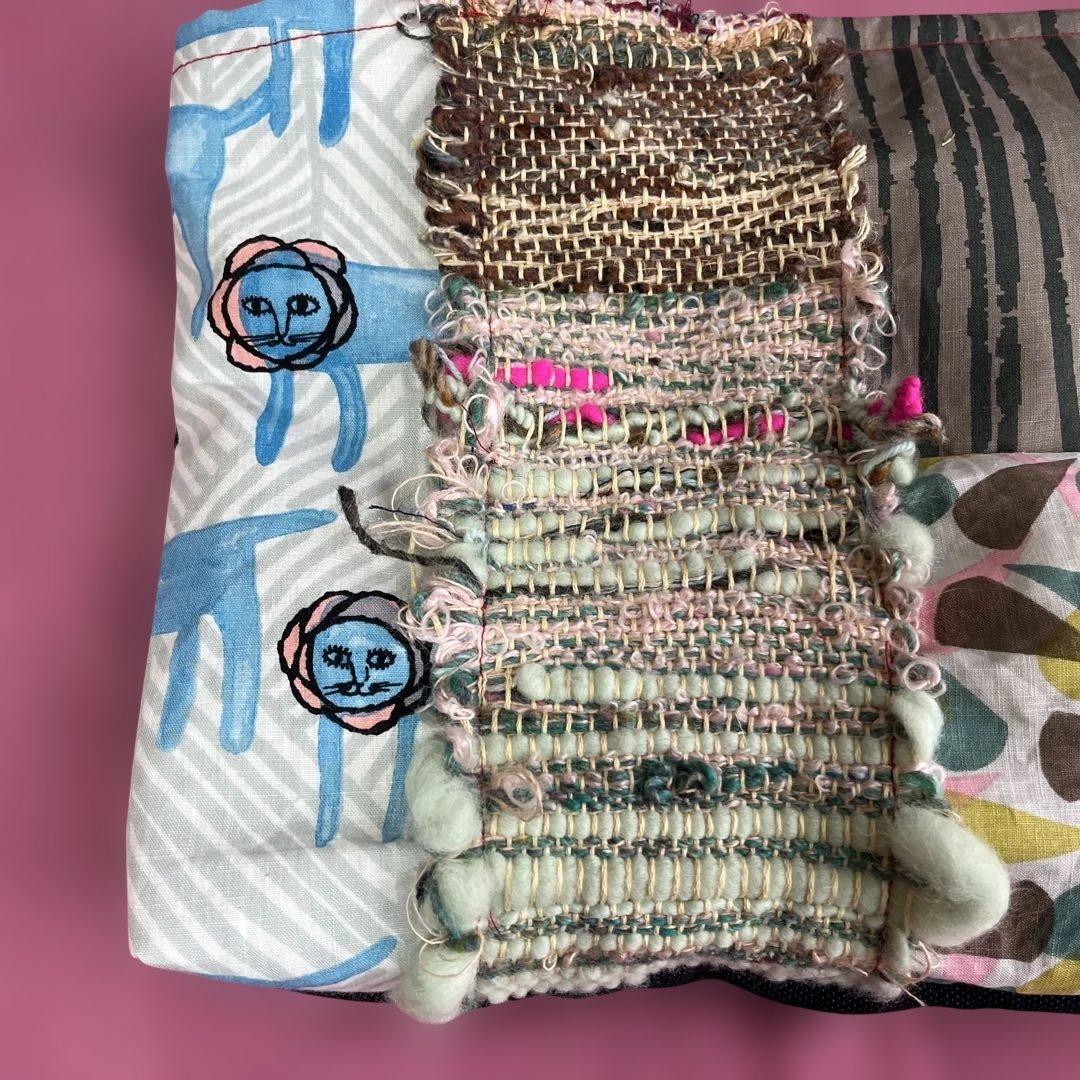 mina perhonen ハンドメイド 手作り手織りバッグミナペルホネン - メルカリ