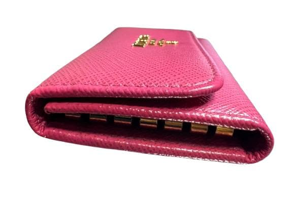 ☆極美品☆ PRADA プラダ キーケース 6連 ペオニア サフィアーノレザー