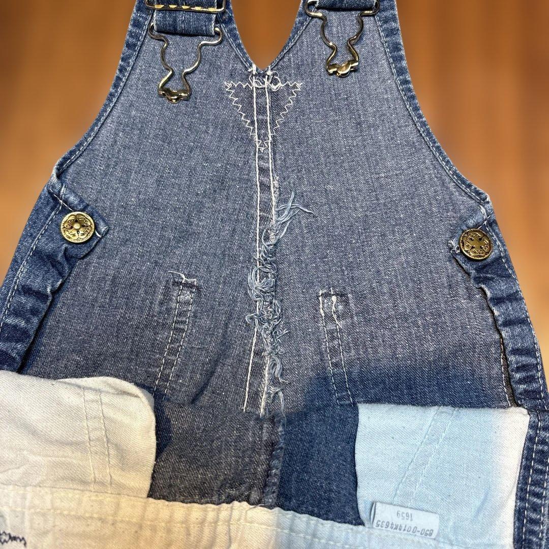 OshKosh B'gosh デニムオーバーオール - メルカリ