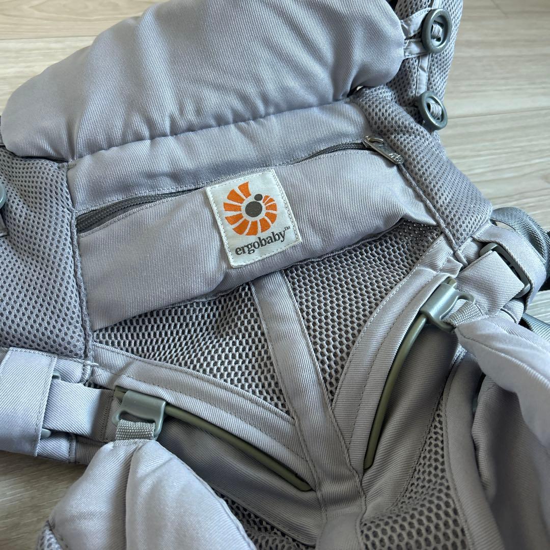 エルゴベビー オムニ 360 クールエア メッシュ パールグレーemoka収納