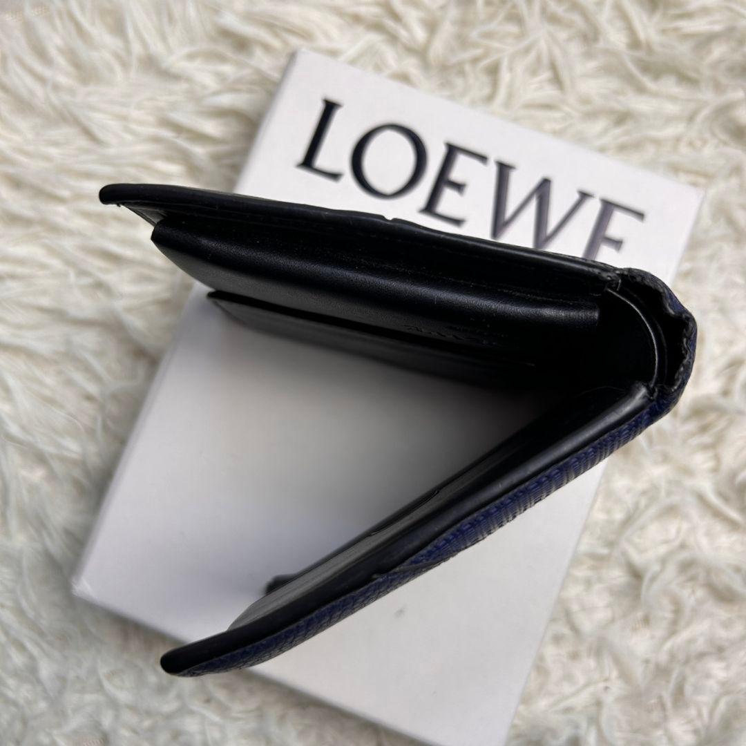 希少】 LOEWE パズル バイフォールド コインウォレット 折財布