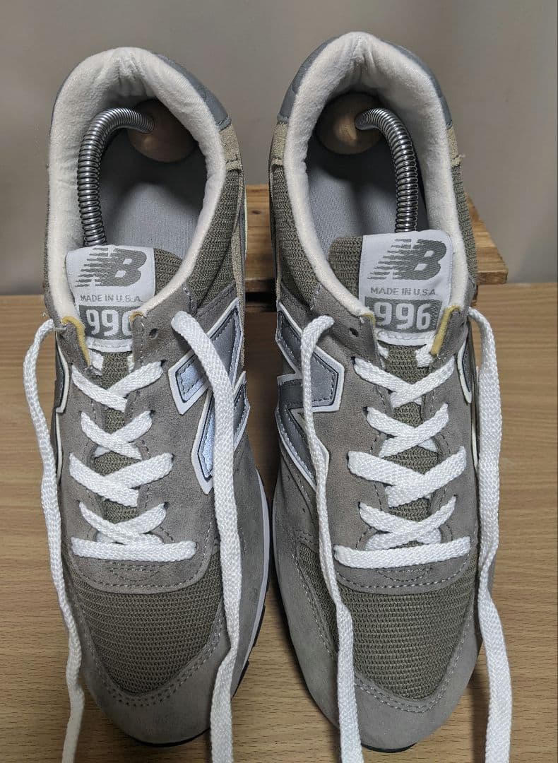 New BalanceM996 USA製 ランニングシューズグレーサイズ26cm