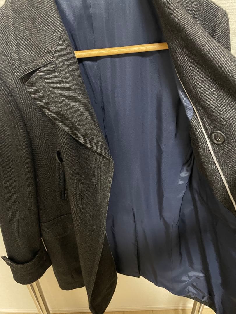 美品 L.B.M.1911 エルビーエム1911 カーコート 46 ヘリンボーン