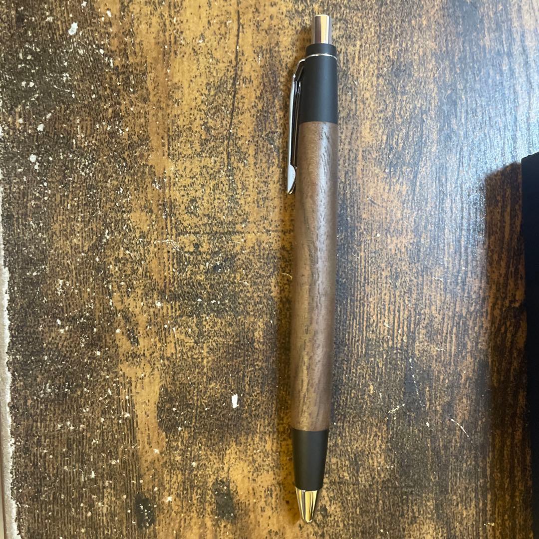 胡桃 クルミ野原工芸 新型 シャーペン ブラックウォールナット - メルカリ