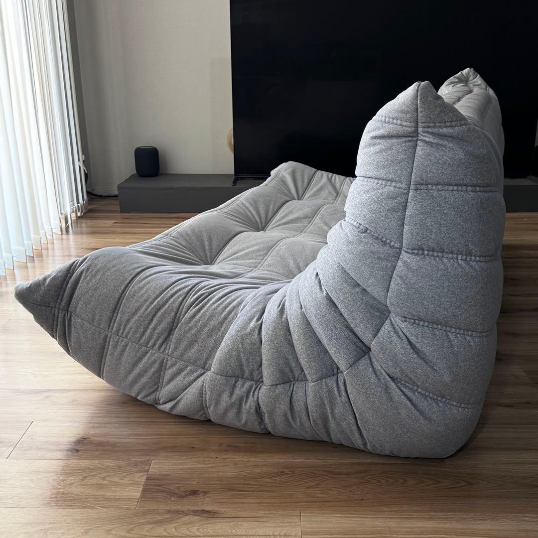 美品 リーンロゼ トーゴ 3P 50周年特別生地【DENDEN】ライトグレー