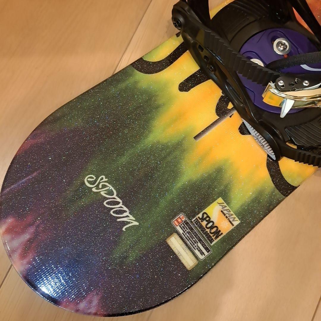 BURTON×SPOON 上位キッズスノーボードセット バートンバイン付