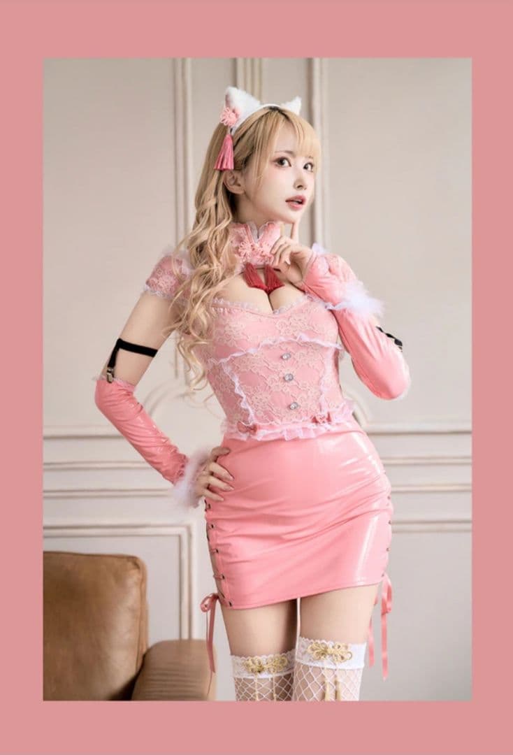 レザーチャイナキャット《コスプレ7点セット》【Malymoon/マリームーン】