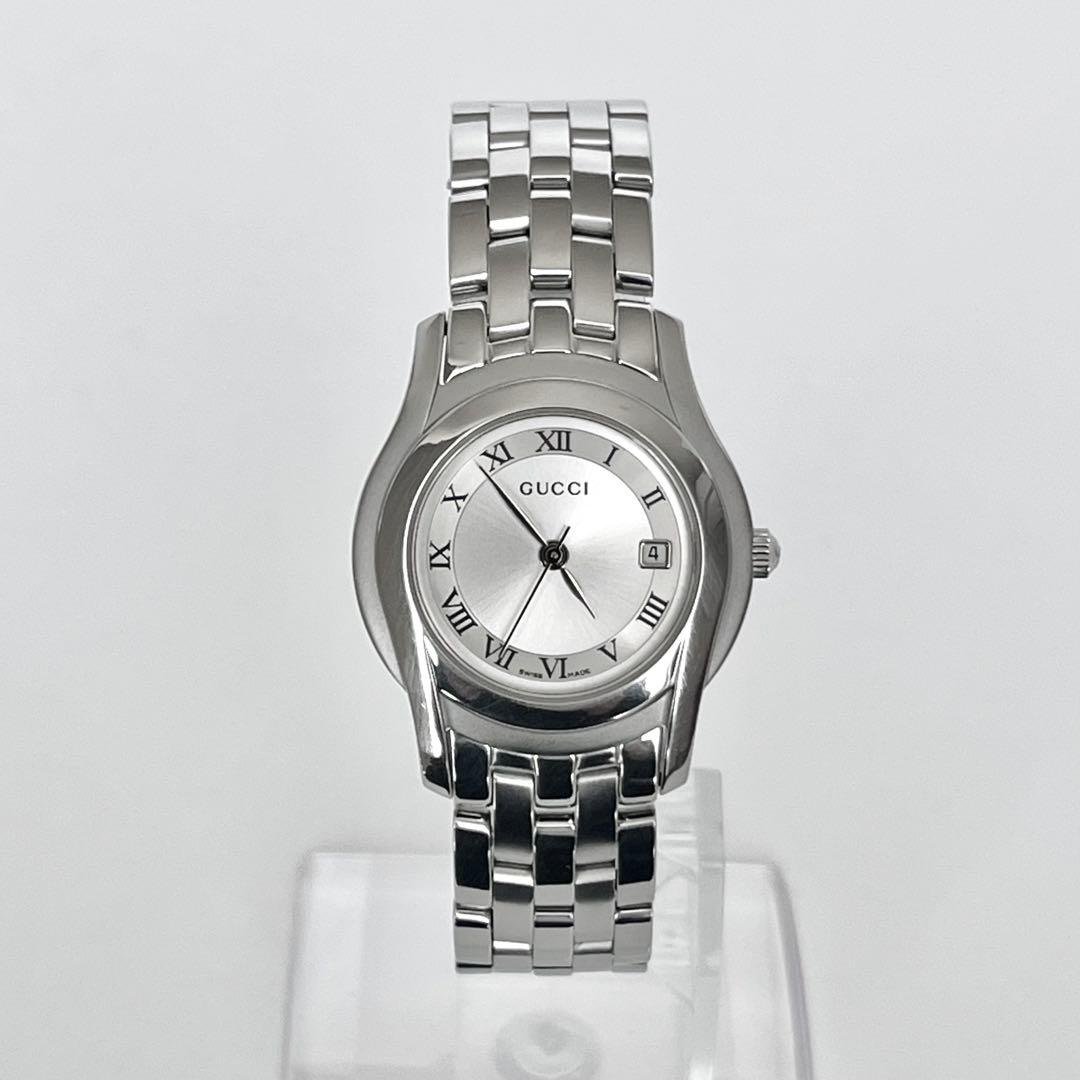 グッチ GUCCI 5500L レディース腕時計 磨き済み 電池新品 s2246 - メルカリ