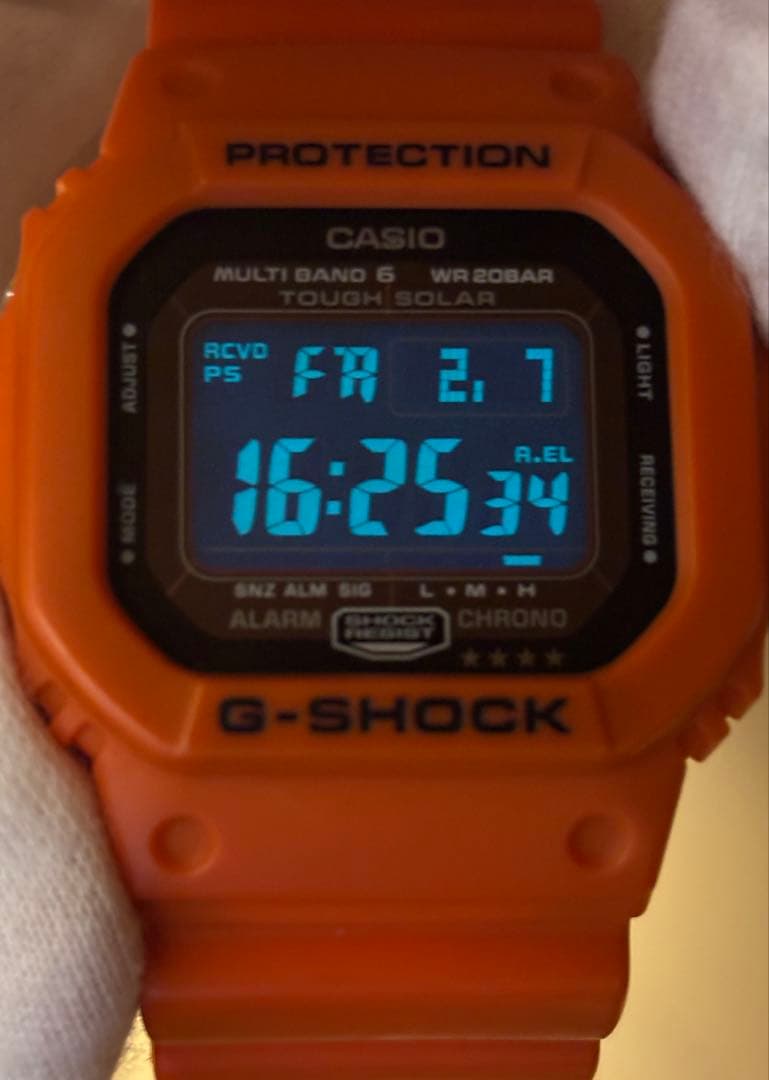 G-SHOCK/GW-M5610/電波/ソーラー/スピード/レスキュー/オレンジ - メルカリ