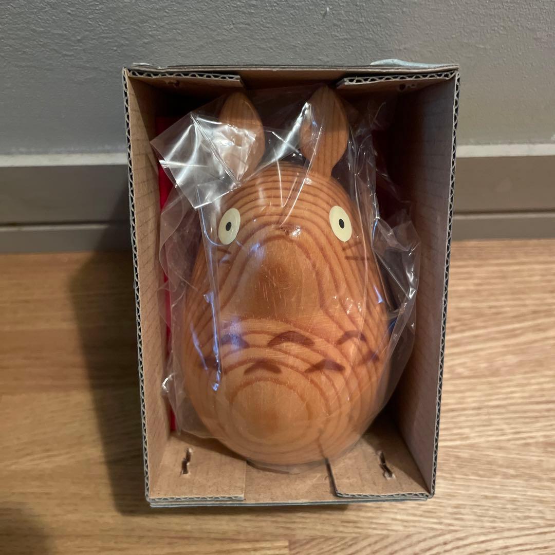 木彫りのトトロ 工房西岡 3点セット - メルカリ