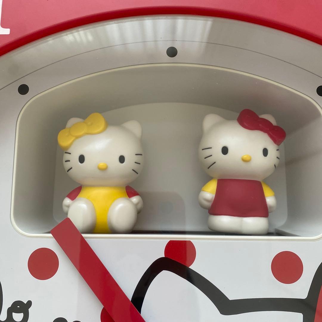 ハローキティ 掛け時計 からくり時計 - メルカリ