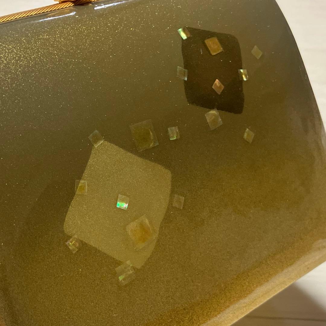 《箱付き》伊と忠　高級　草履バッグセット　螺鈿細工