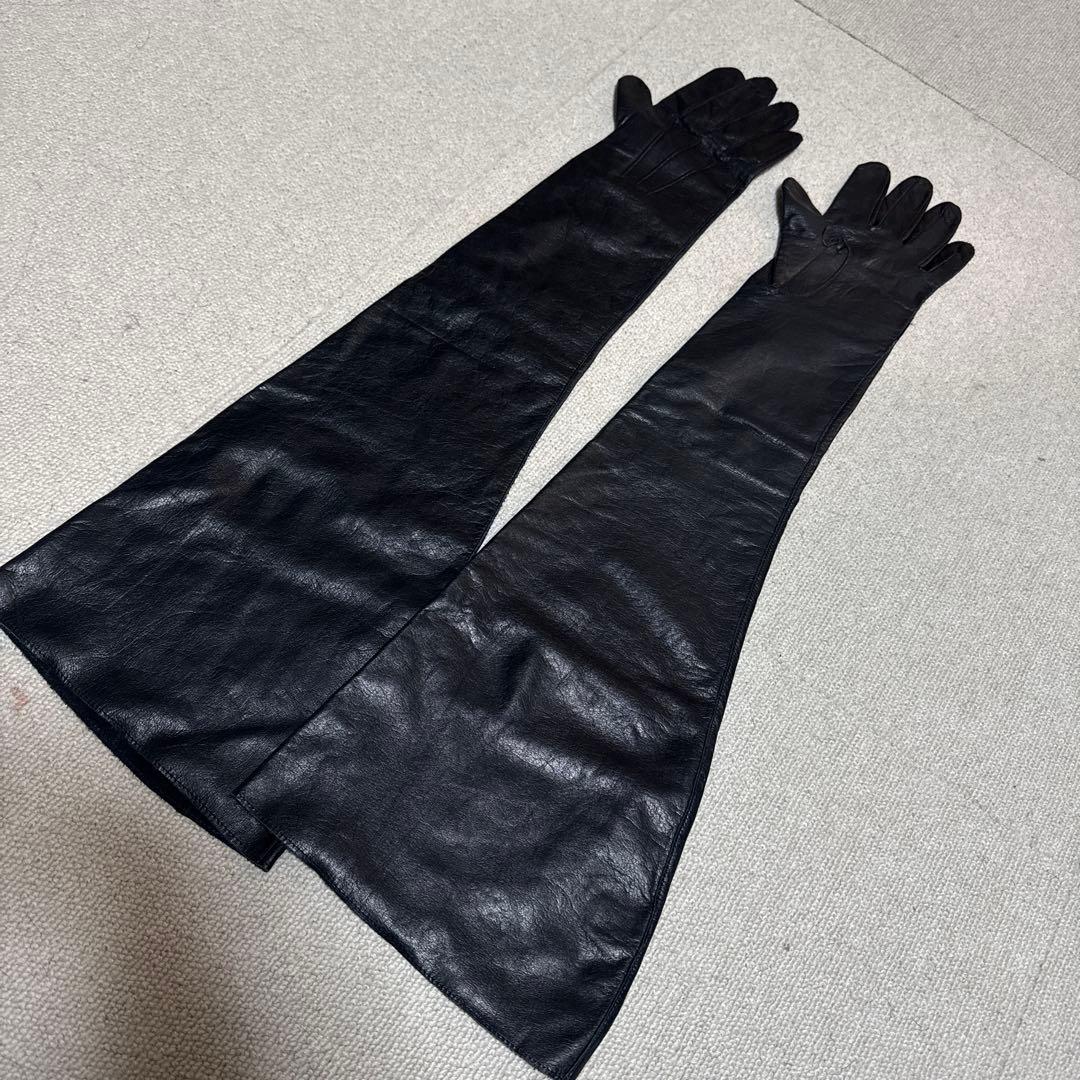 comme des garcons コムデギャルソン レザーロンググローブ - メルカリ
