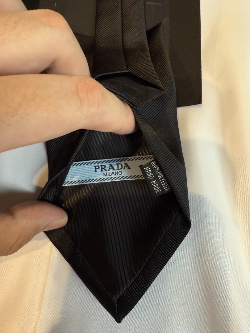 通販Fashion - PRADA 手結びネクタイ 新品未開封 韓国限定