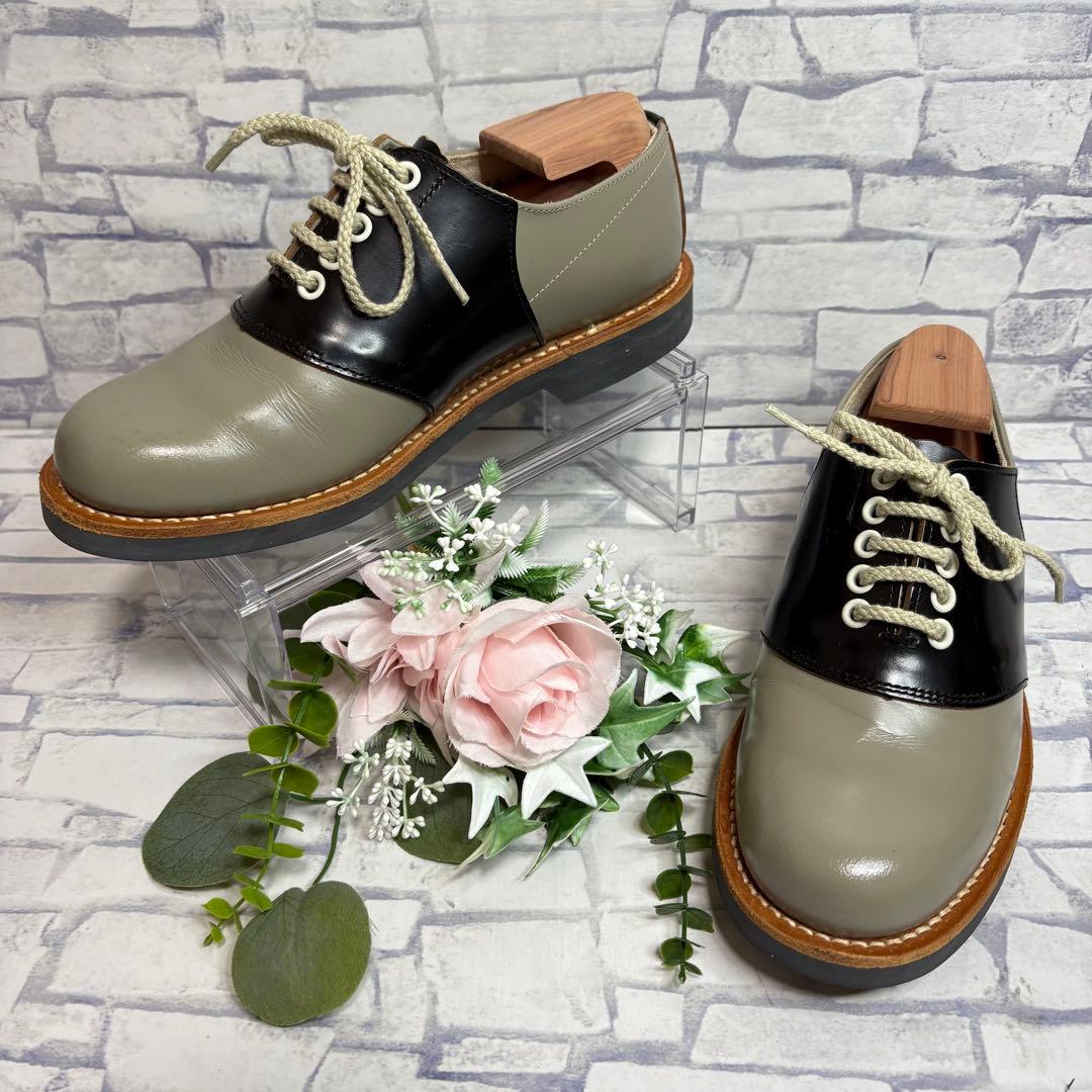 美品ですが REGAL リーガル サドルシューズ バイカラー レザーシューズ 美品ですが REGAL リーガル サドルシューズ バイカラー レザーシューズ