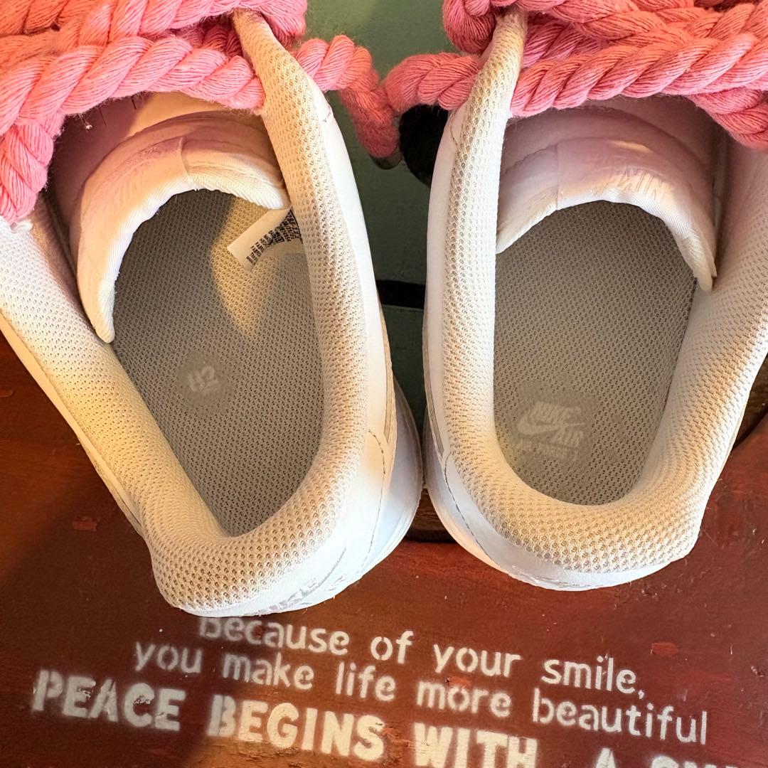 ナイキ エアフォース1 ロープ ホワイト オーダー - メルカリ