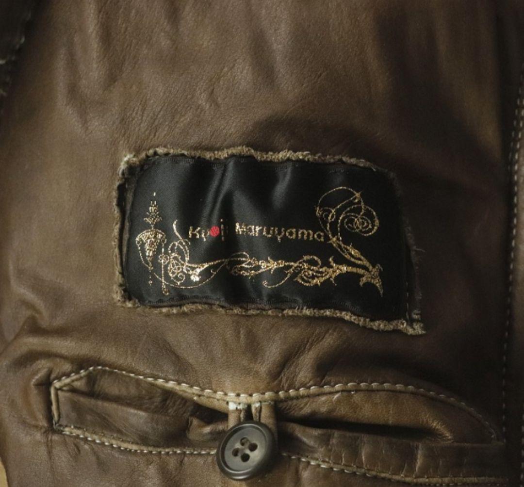 新品価格13.2万円超希少キョウジマルヤマ後染め加工高級仔牛革カーフ