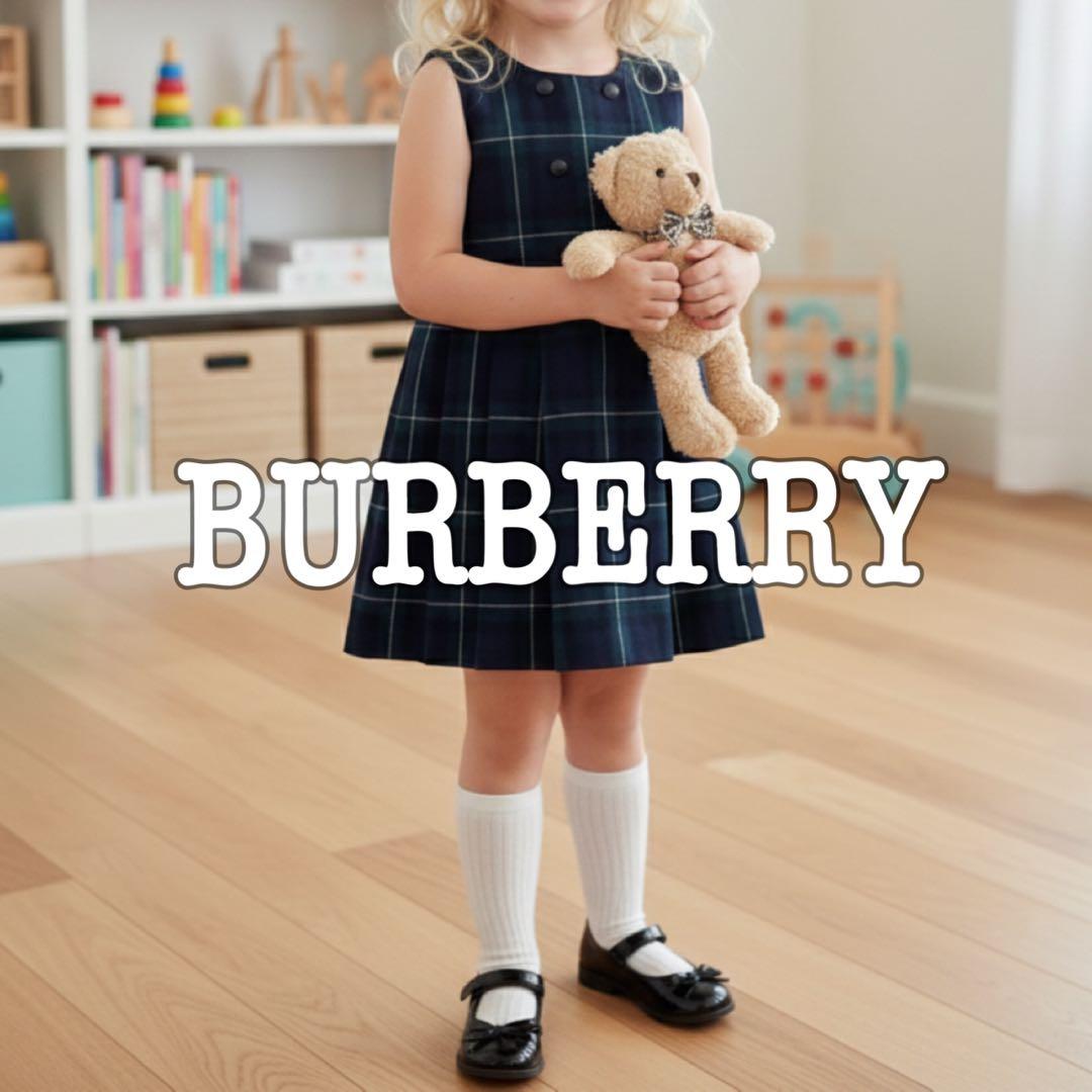 BURBERRY バーバリー チェック ジャンパー スカート ワンピース 100