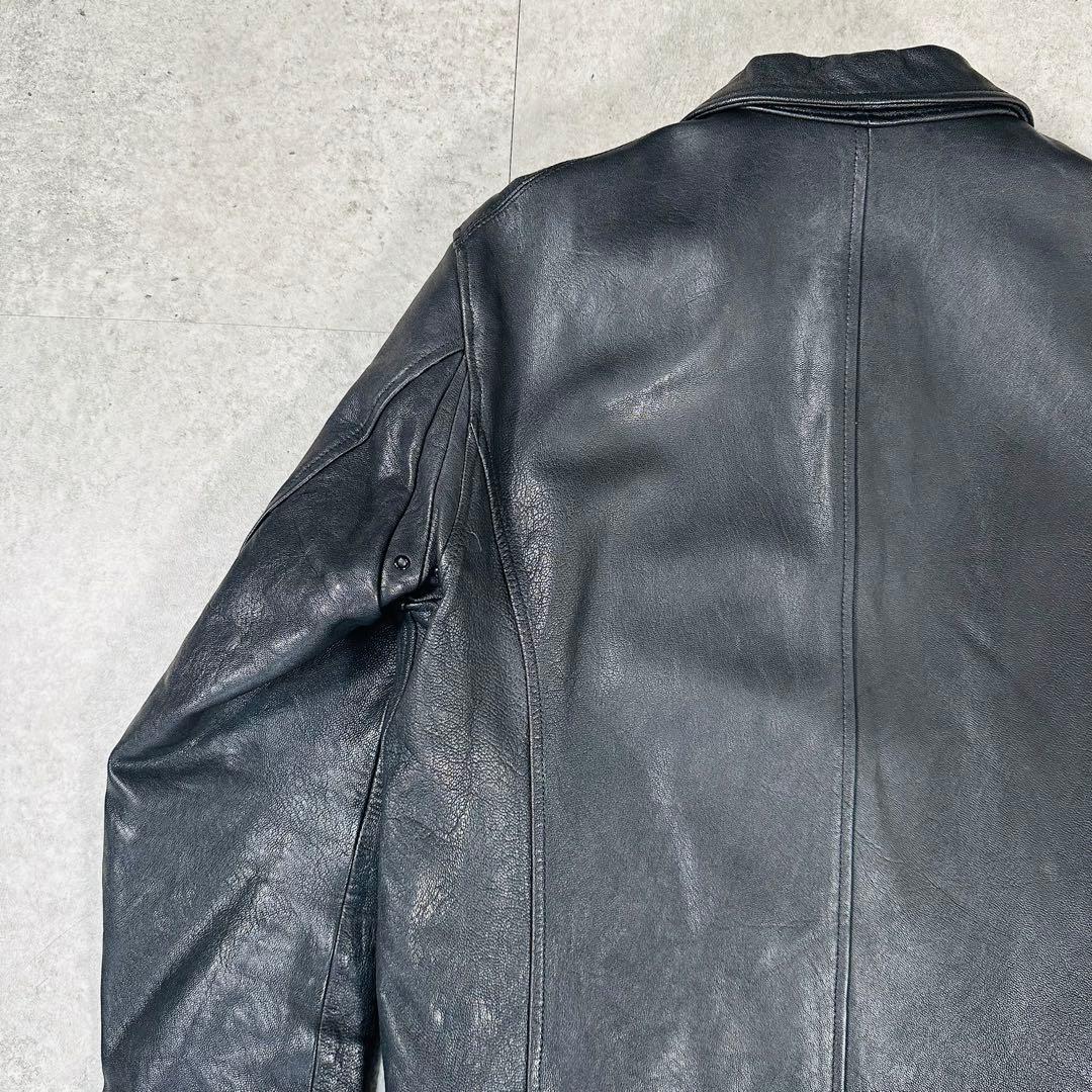 COOTIE クーティ ゴートレザージャケット ブラック サイズM - メルカリ