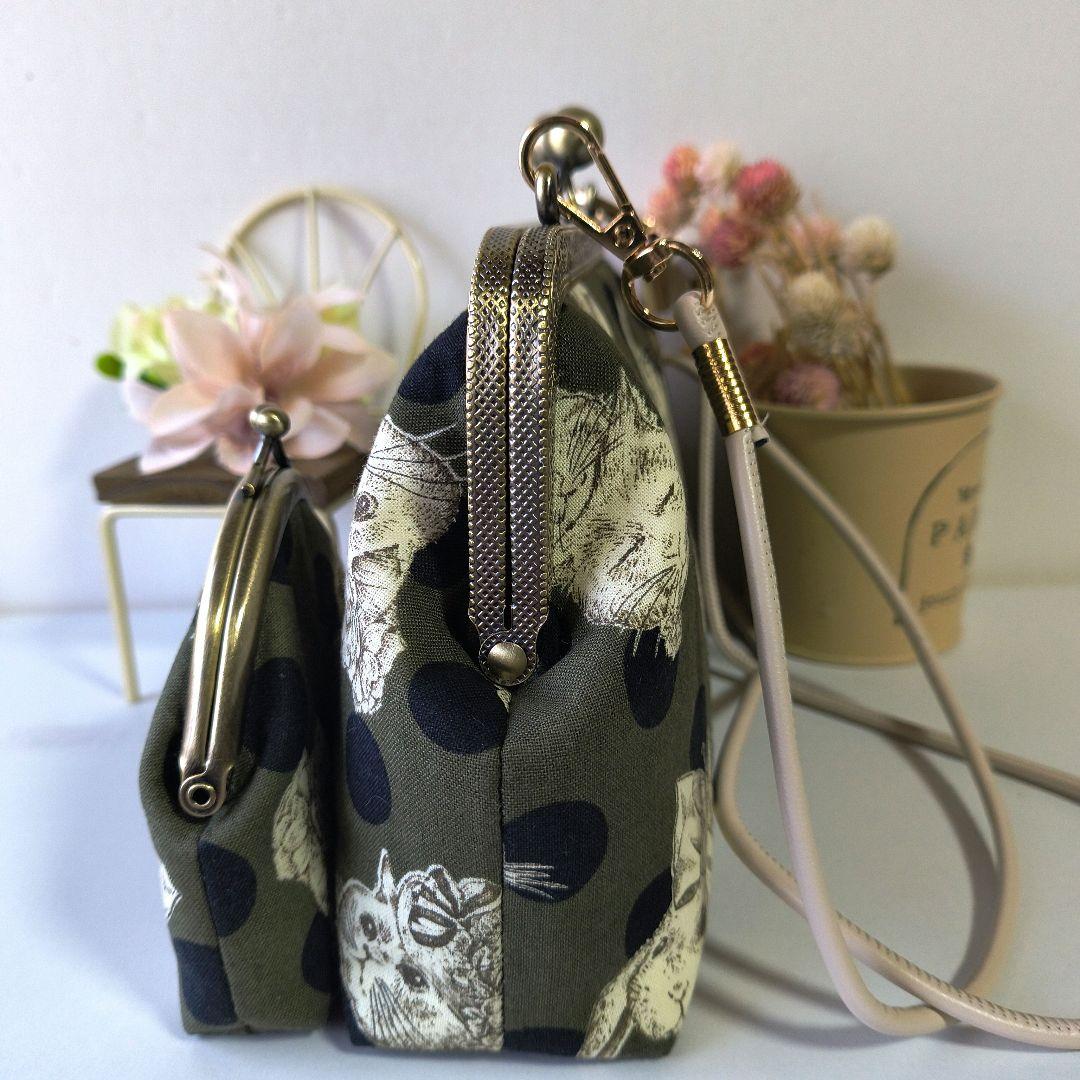 ジョリーフルール♥がま口ポーチ長財布♥ハンドメイド - メルカリ