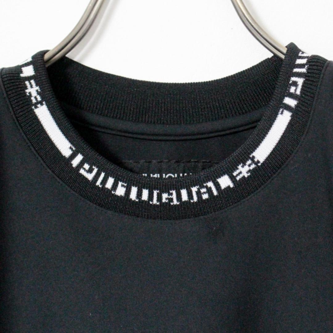 新品 ウノピゥウノウグァーレトレ 折り鶴刺 ネックロゴ 長袖カットソー