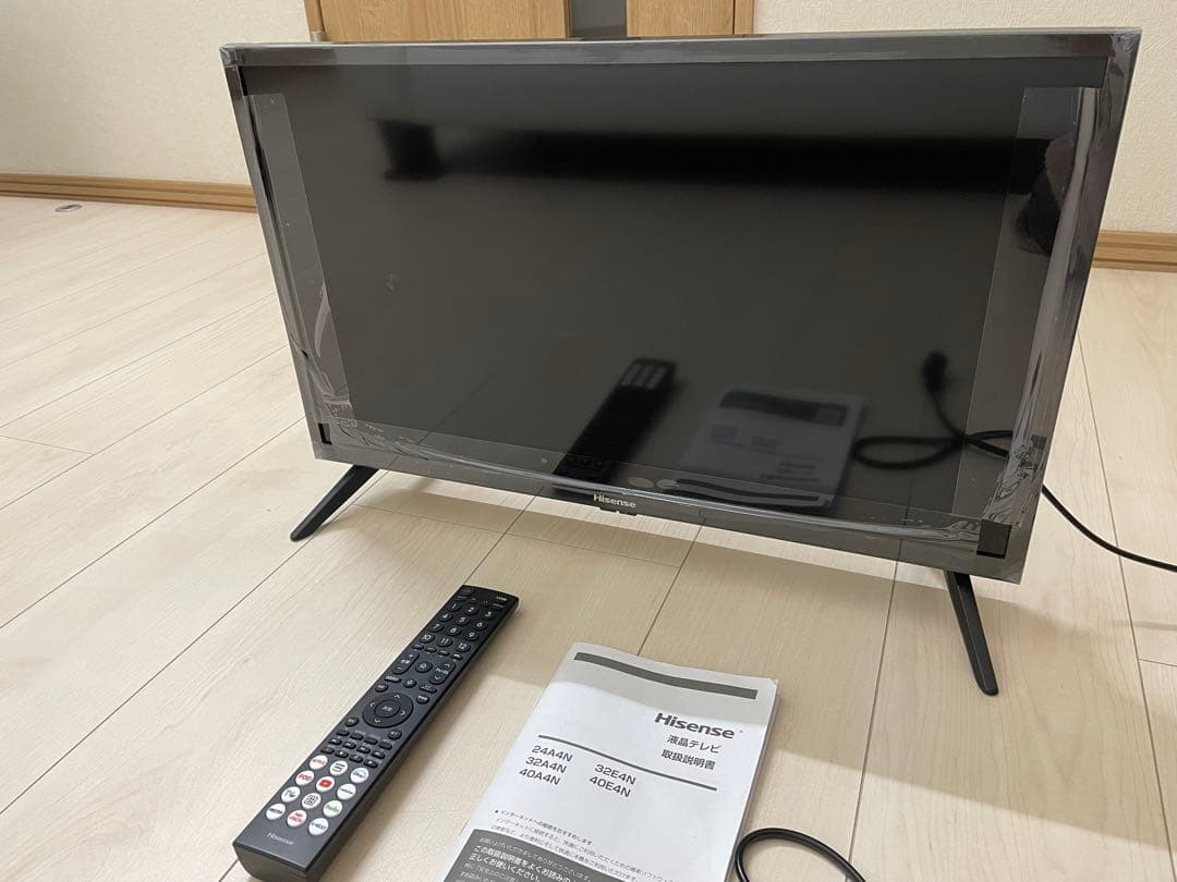 極美品　Hisense 液晶テレビ本体 リモコン付24型2025年製フィルム付 ハイセンス（HISENSE） 液晶テレビ 直下型LEDバックライト