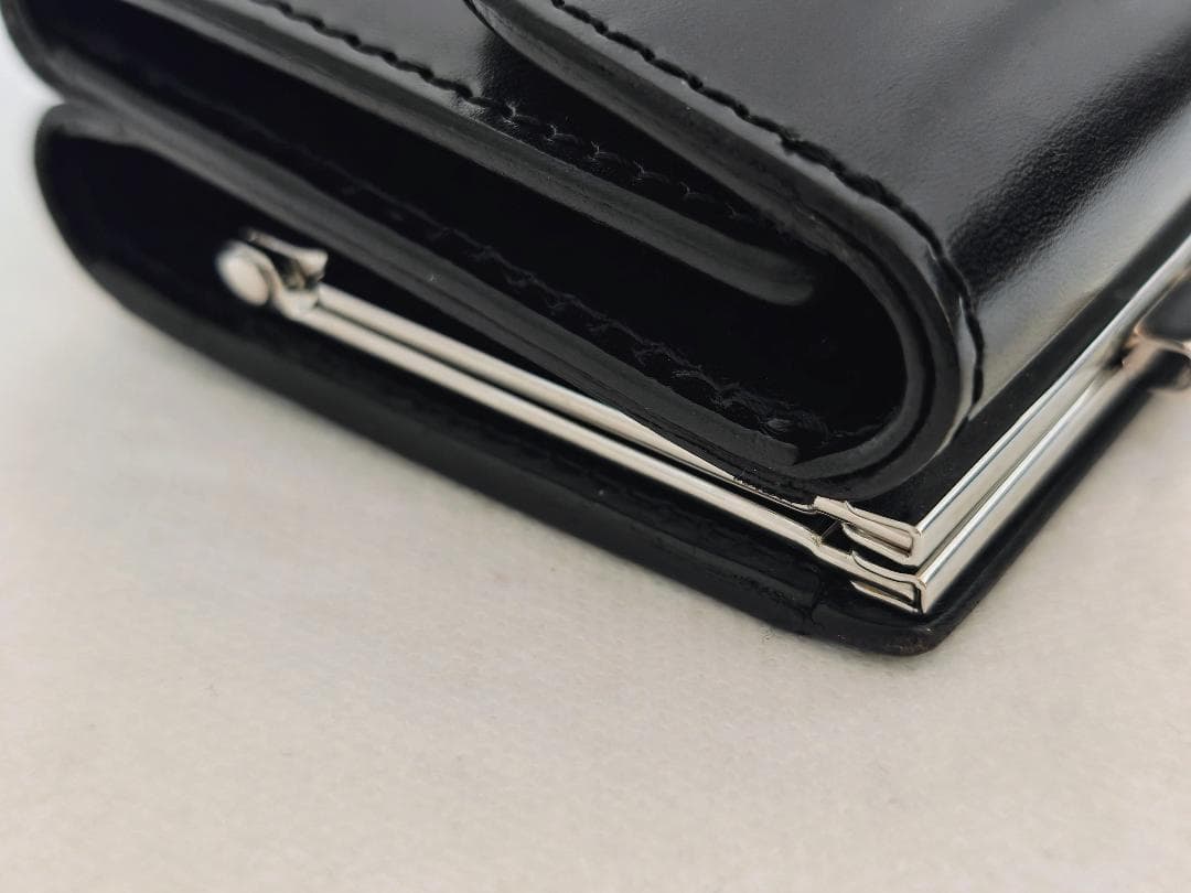 未使用品 ワイルドスワンズ FERMOIR サドルプルアップ がま口 財布