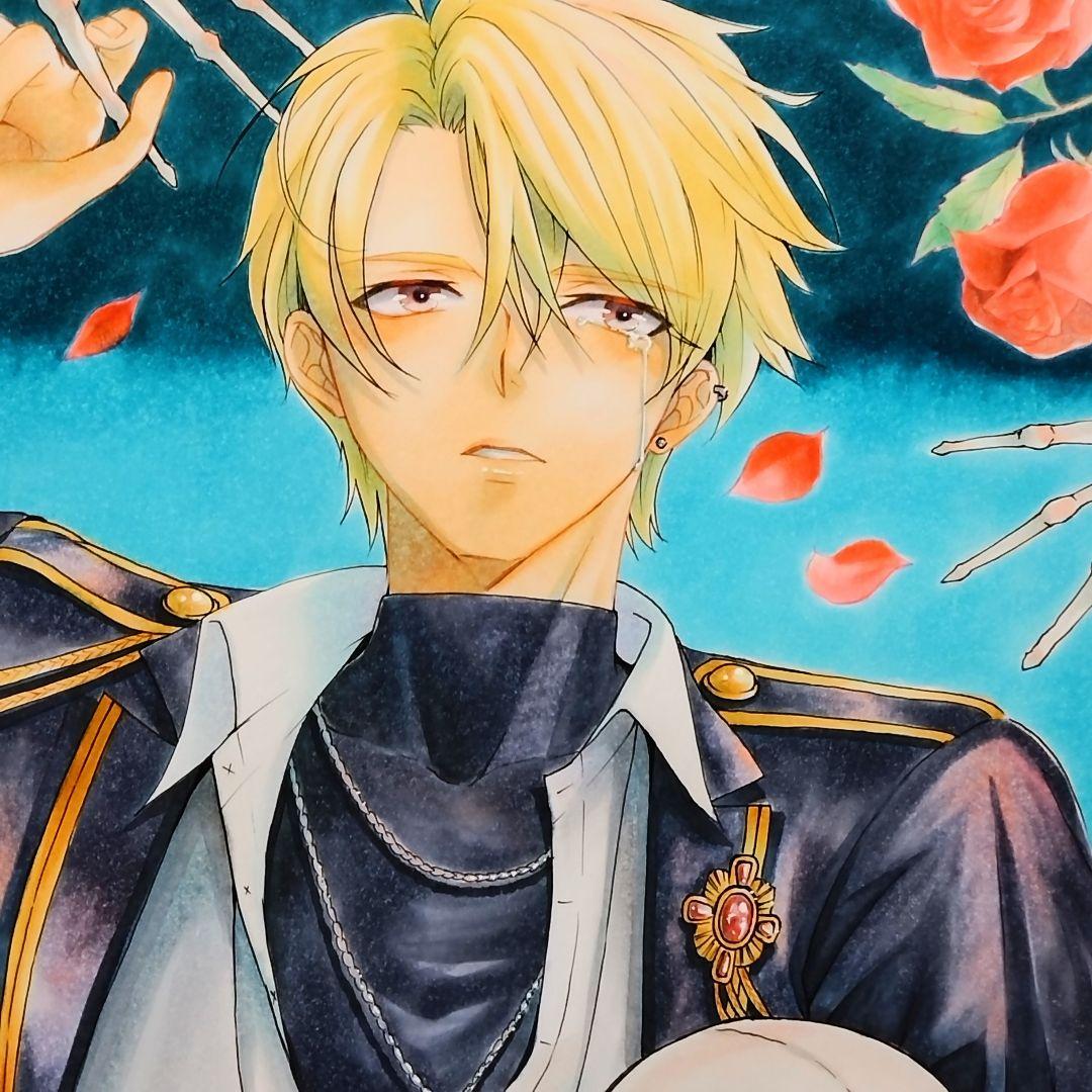 手描きイラスト◇東京ディバンカー 観月累◇コピック A4 オブスキュア