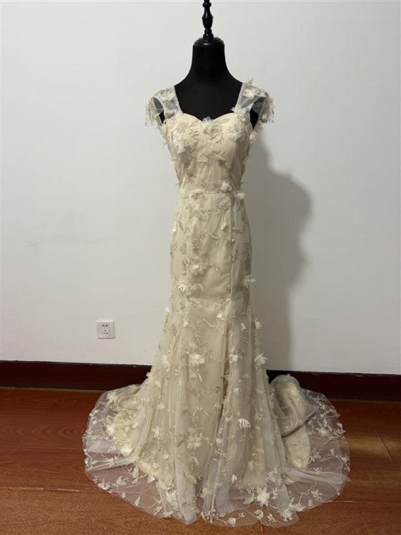 ドレスプロダクションW245 W334ウェディングドレス ソフトマーメイド