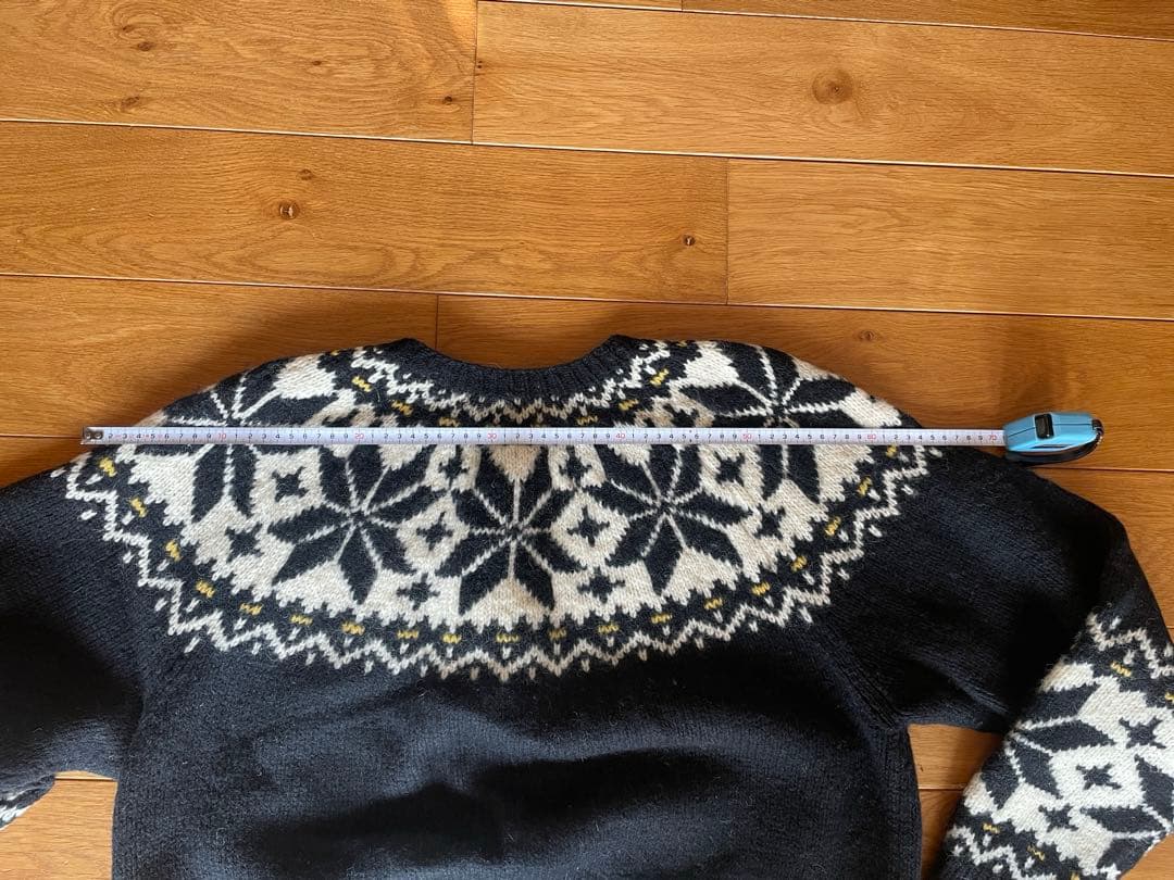 90S GOOD ENOUGH 雪柄 ノルディック柄ニット Lサイズ - メルカリ