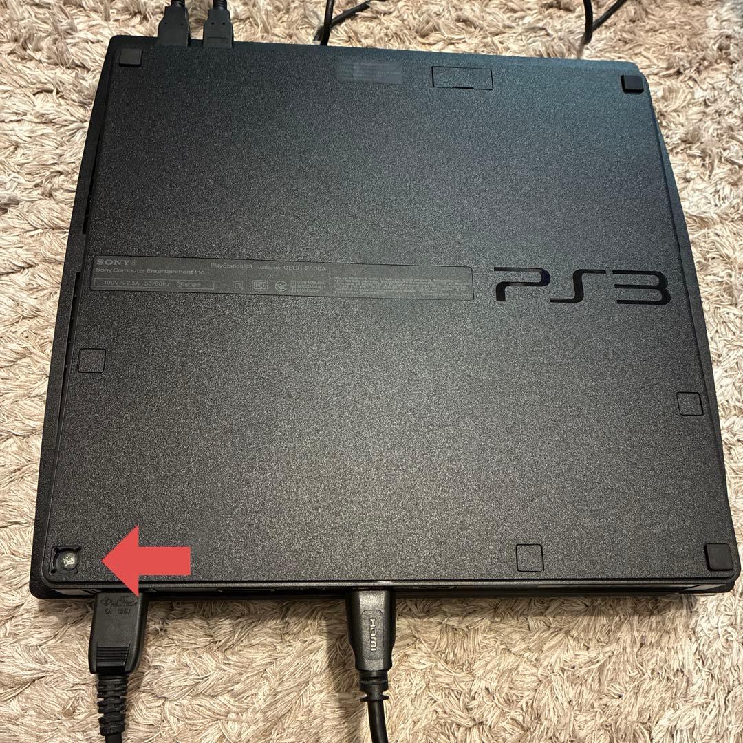 美品】PS3 本体 CECH-2000A ＋コントローラー2本＋ソフト2本 - メルカリ