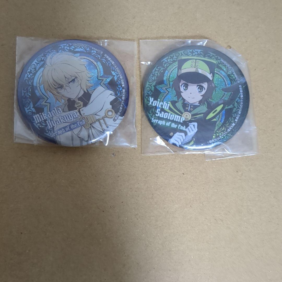 終わりのセラフ 缶バッジ ミカエラ 与一 2つセット - メルカリ
