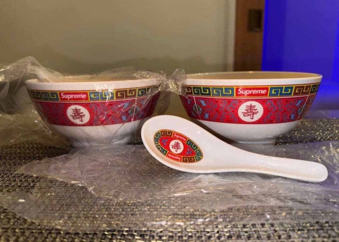 2016 FW supreme longevity soup set 丼 Supreme 'Longvity Soup Set'スープセット どんぶり レンゲ