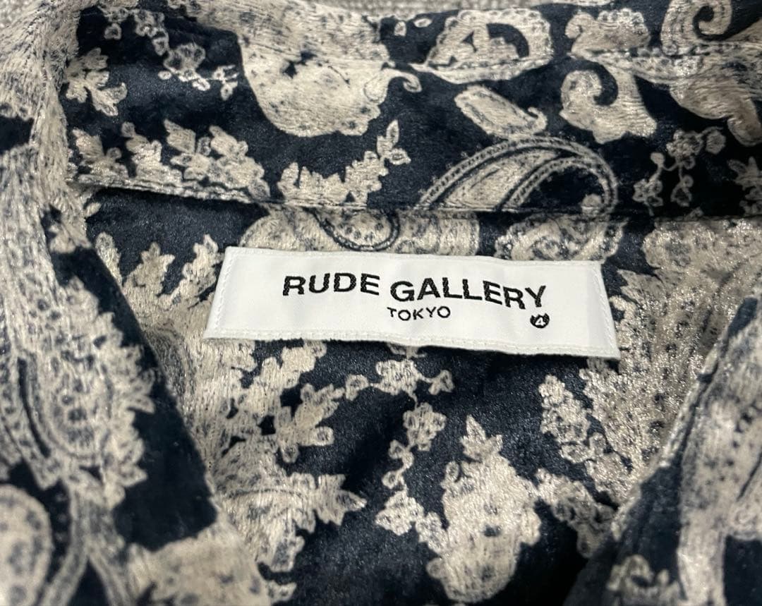 イマイアキノブ氏着 RG VELOUR SHIRT PAISLEY 新品NAVY - メルカリ