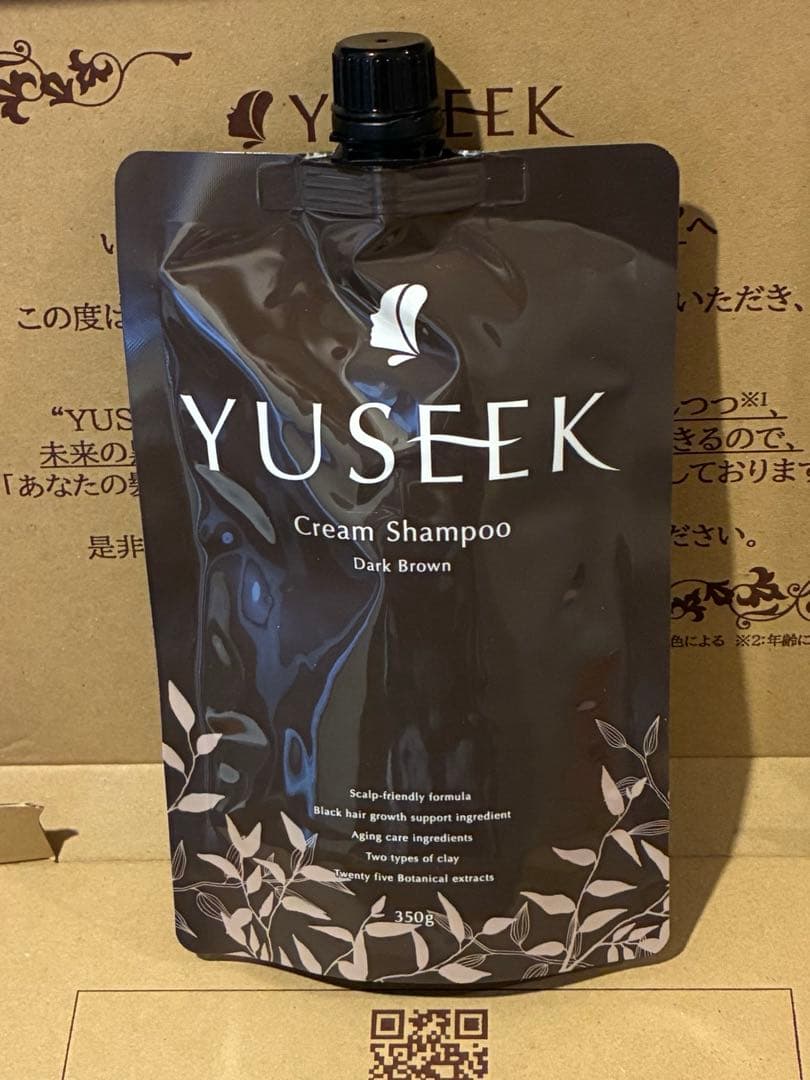 ☆新品・未使用☆ユーシーククリームシャンプー ダークブラウン 350g