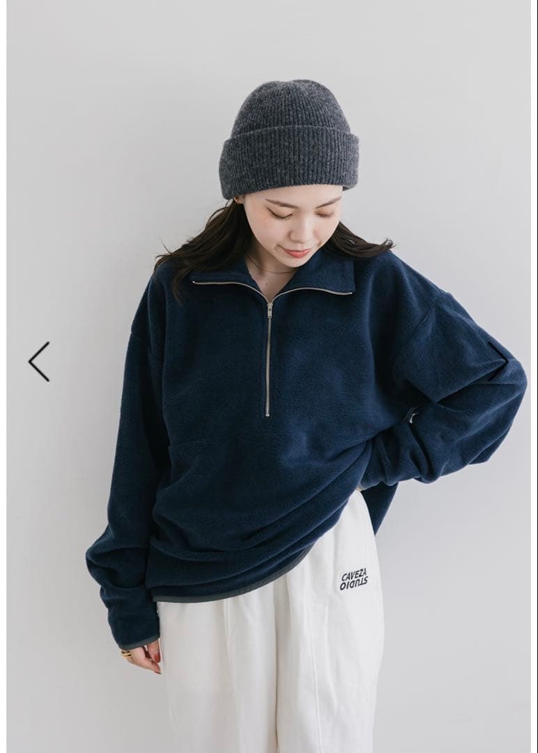 ハーフジップフリースプルオーバー/CAVEZA ROSSO/カベサロッソ - メルカリ