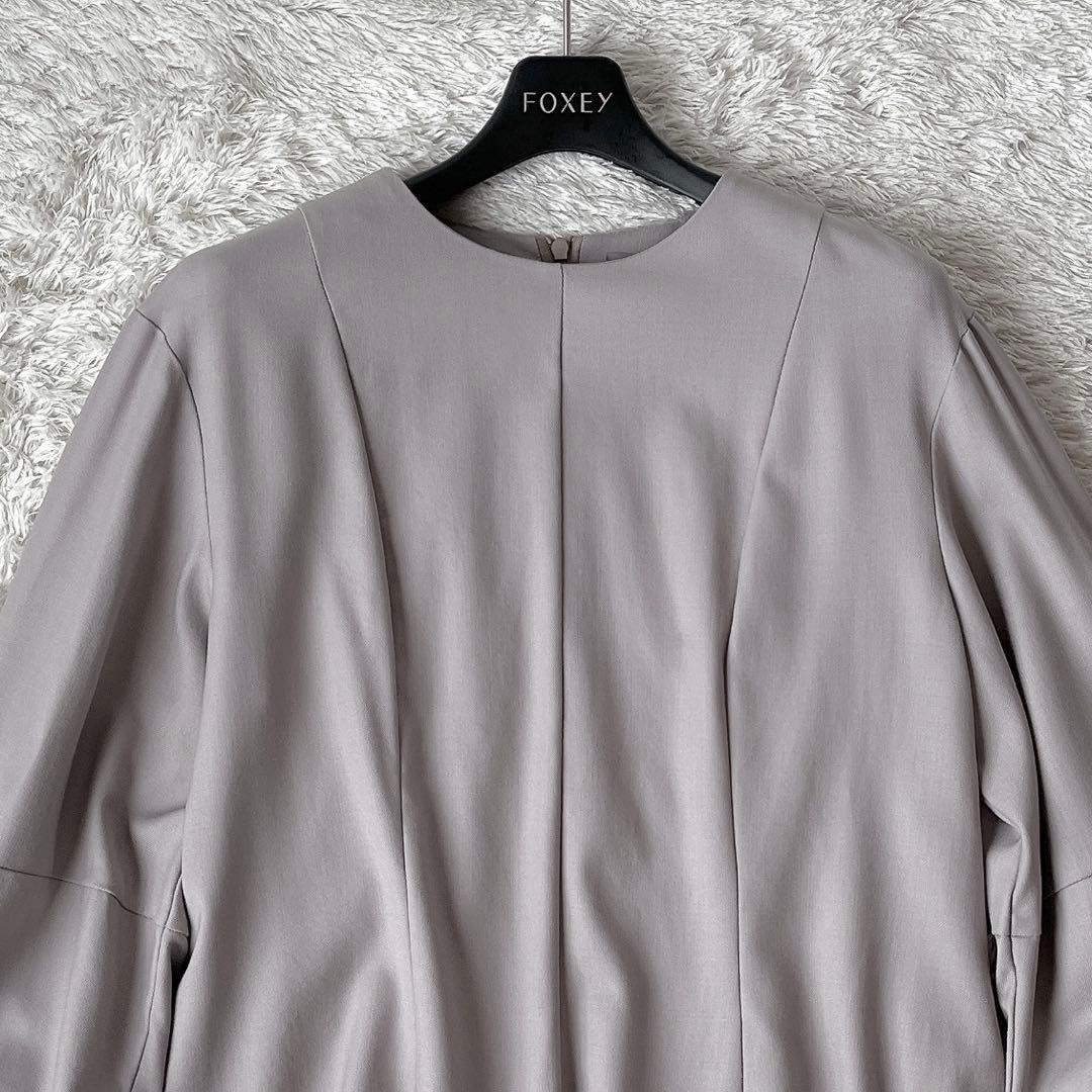 美品】セオリーリュクス ストレッチウールブラウス プルオーバー