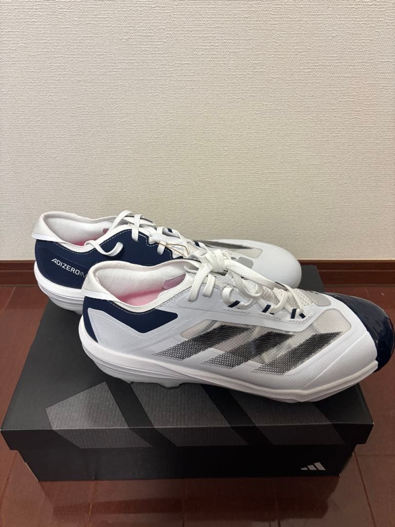 adidas 野球 スパイク ポイント ネイビー 草野球 29.0cm