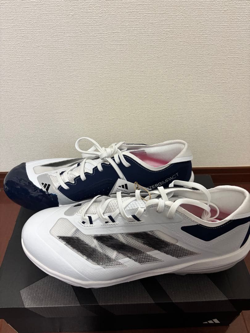 adidas 野球 スパイク ポイント ネイビー 草野球 29.0cm