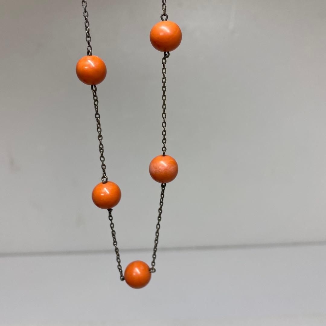 専用 本赤珊瑚 玉珊瑚ネックレス 10g 東さ7-0302☆2F