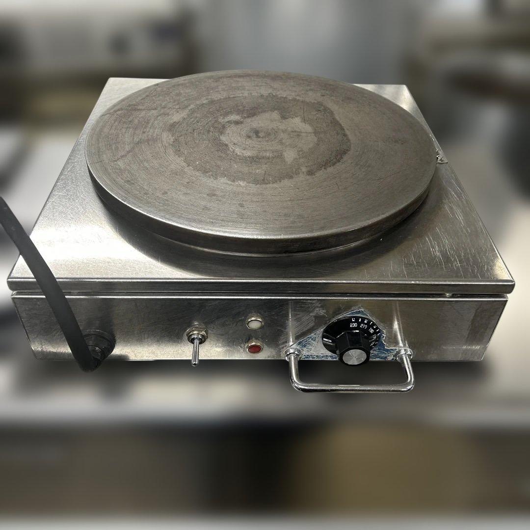 6958①電気クレープ焼き器 CM-360 1400W CM-360 ニチワ電機 クレープ焼き器