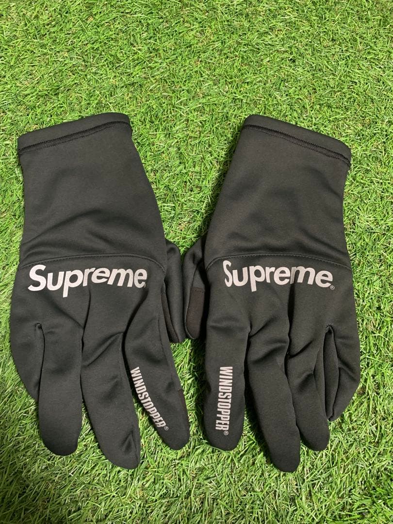 Supreme ウィンドストッパー手袋 ブラック Supreme WINDSTOPPER Zip Gloves シュプリーム ウインドストッパー