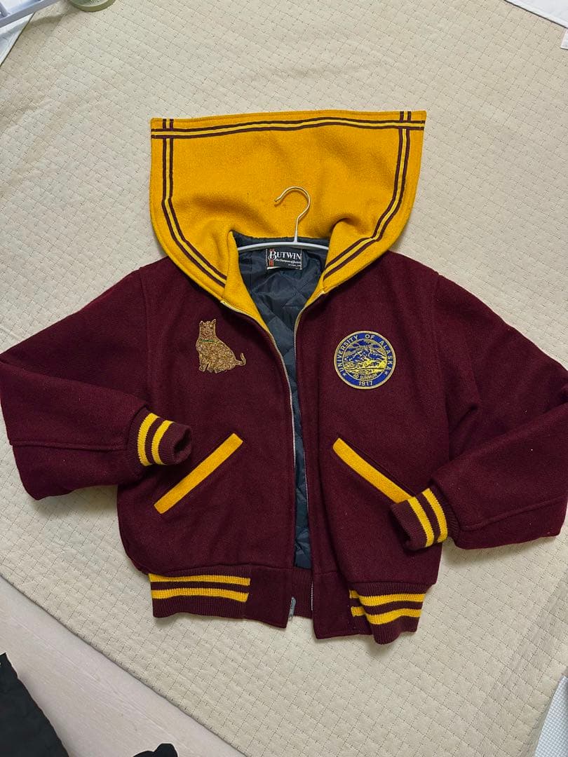 50's〜60's vintage セーラースタジャン us古着 1950sセーラースタジャン ブラック - 古着屋HamburgCafe