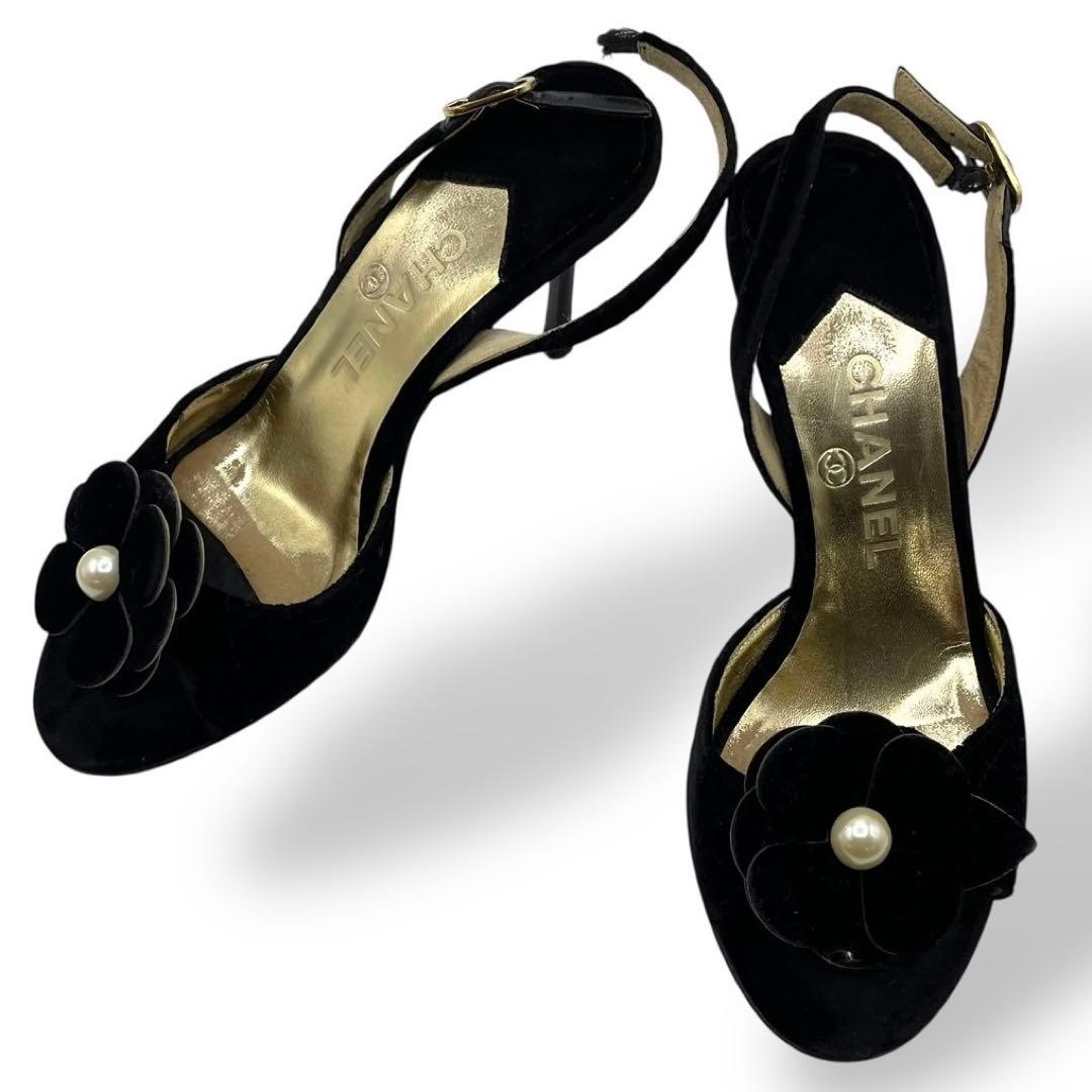 靴 Vintage Chanel Camellia Sandals 36 $_57.JPG?set_id=880000500F