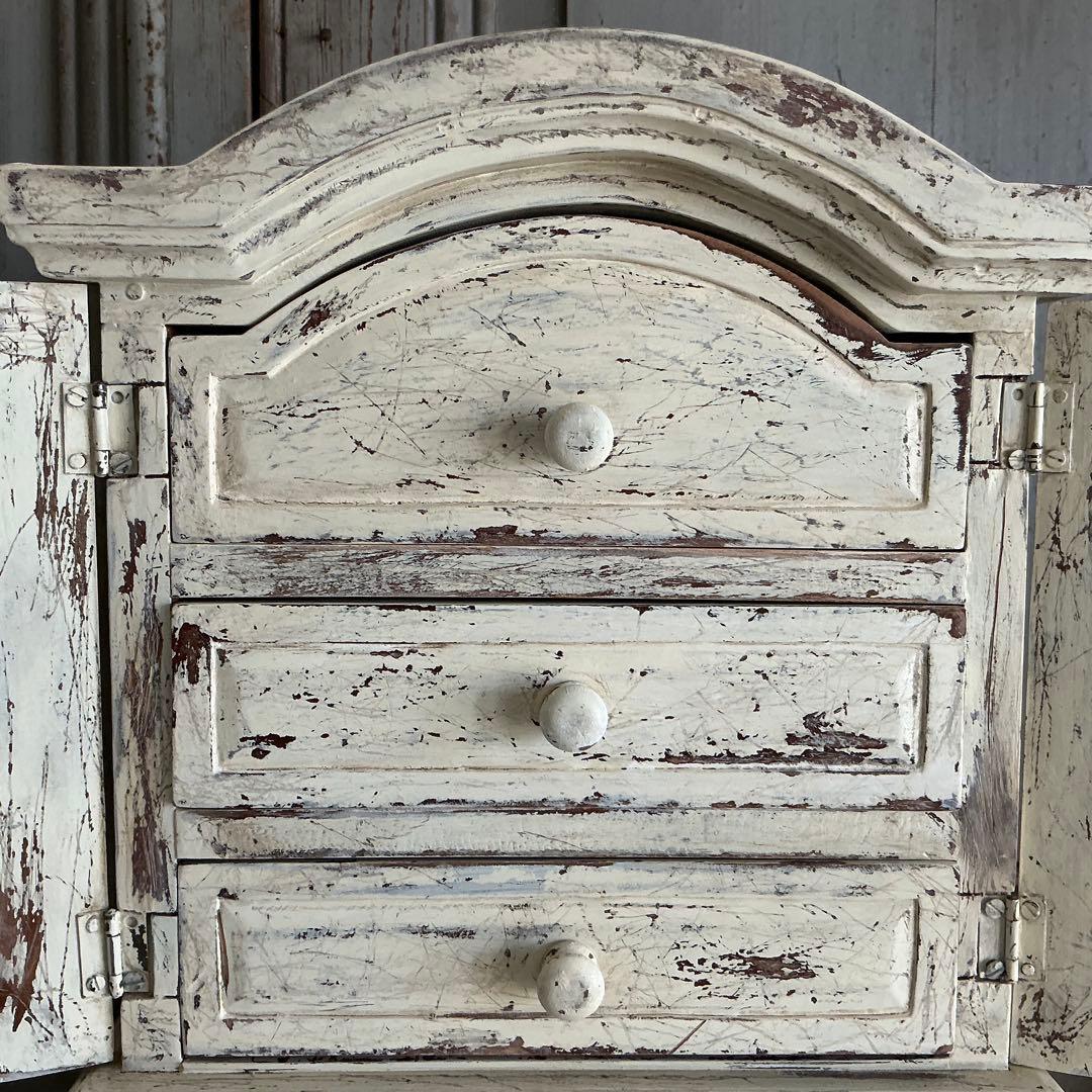 フランスアンティーク ドール用 ドロワー チェスト ワードローブ