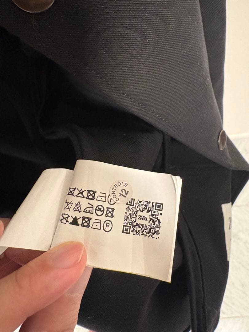 24AW レザーカラーコート ZARA LIMITED EDITION 襟レザー - メルカリ