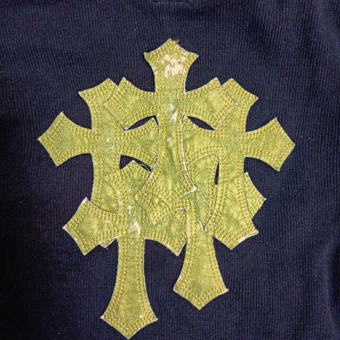 クロムハーツ☆CHROME HEARTS クロスプリント長袖カットソー ニット