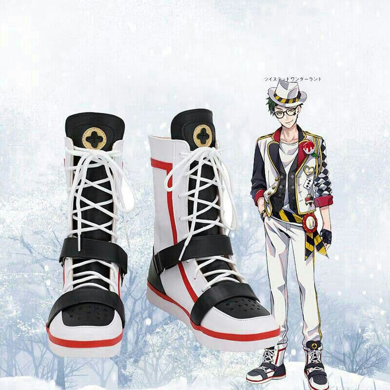ツイステ コスプレ衣装 靴 トレイ・クローバー 制服 ツイステッド