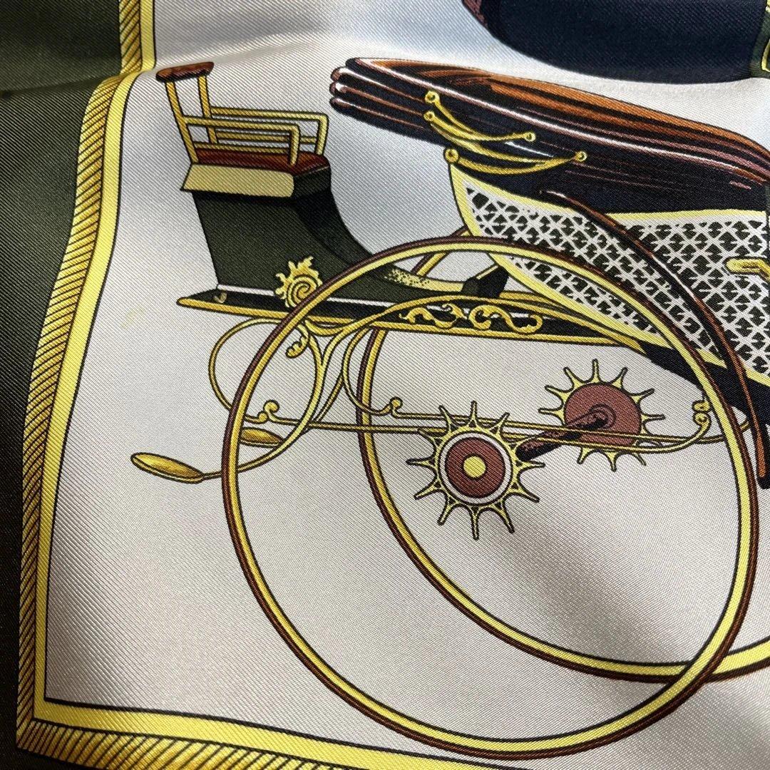 超美品 エルメス スカーフ カレ90 折り畳み式幌の馬車 - メルカリ