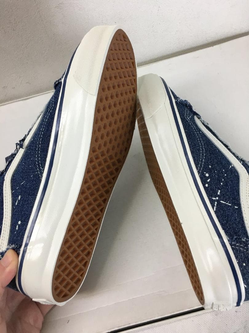 バンズ 新品 28.5cm 希少 ペイント デニム スニーカー